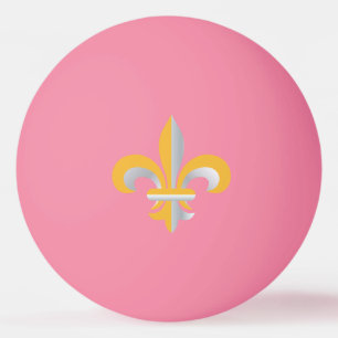 Balle De Ping Pong Symbole de Fleur de Lis