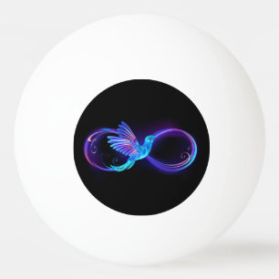 Balle De Ping Pong Symbole de Neon Infinity par Glowing Hummingbird