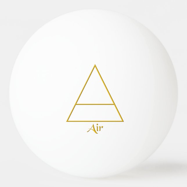Balle De Ping Pong Symbole d'élément d'air de Falln Pagan (Devant)