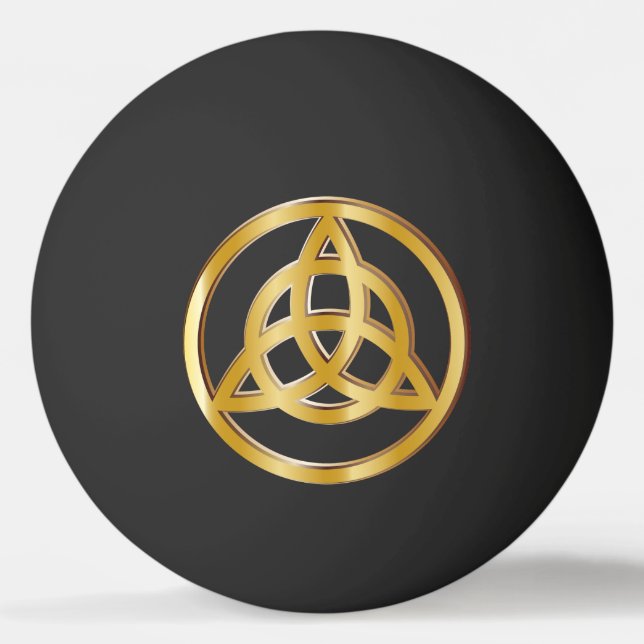 Balle De Ping Pong symbole Triquetra (Devant)