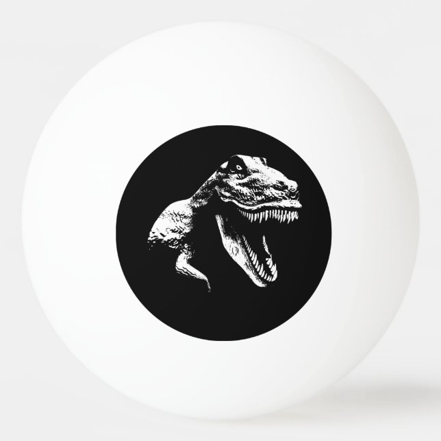 Balle De Ping Pong T blanc Rex (Devant)