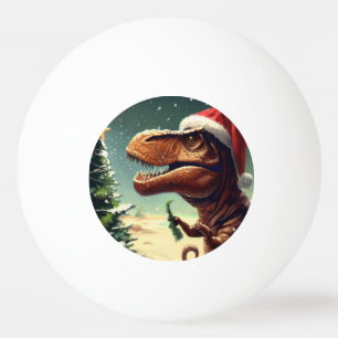 Balle De Ping Pong T-Rex de Noël (4)