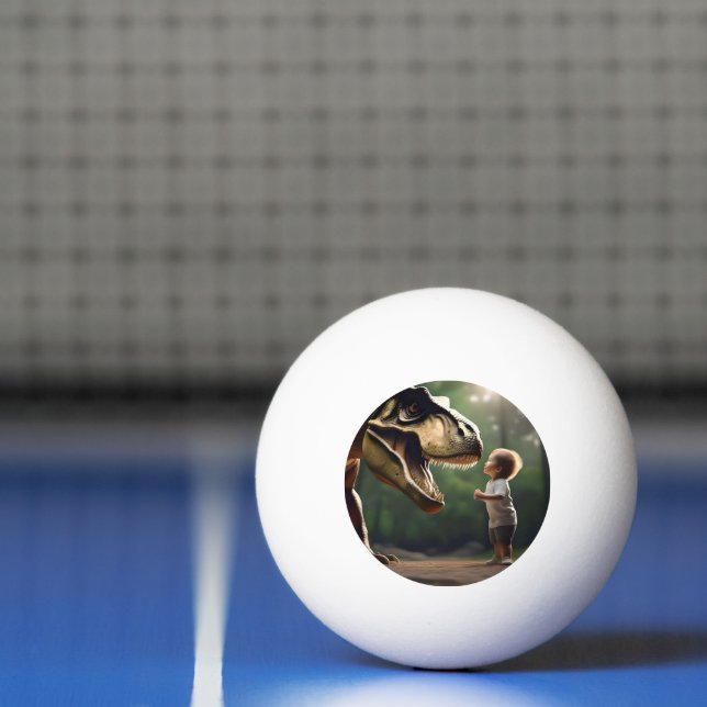Balle De Ping Pong T-rex Faites Face À Vos Craintes, (Filet)