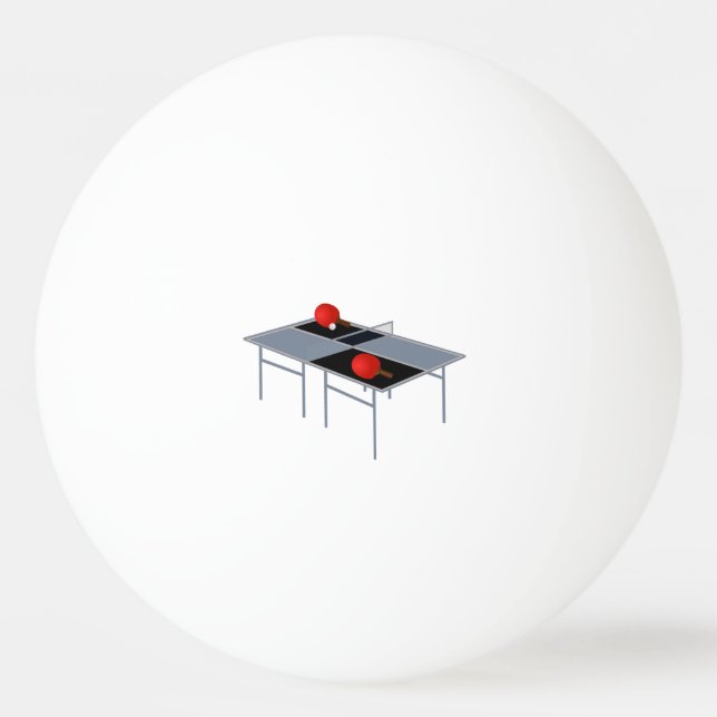 Balle De Ping Pong Table De Ping Pong Avec Pagaies, (Devant)