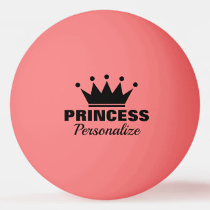 Balle De Ping Pong Table de ping-pong de princesse rose