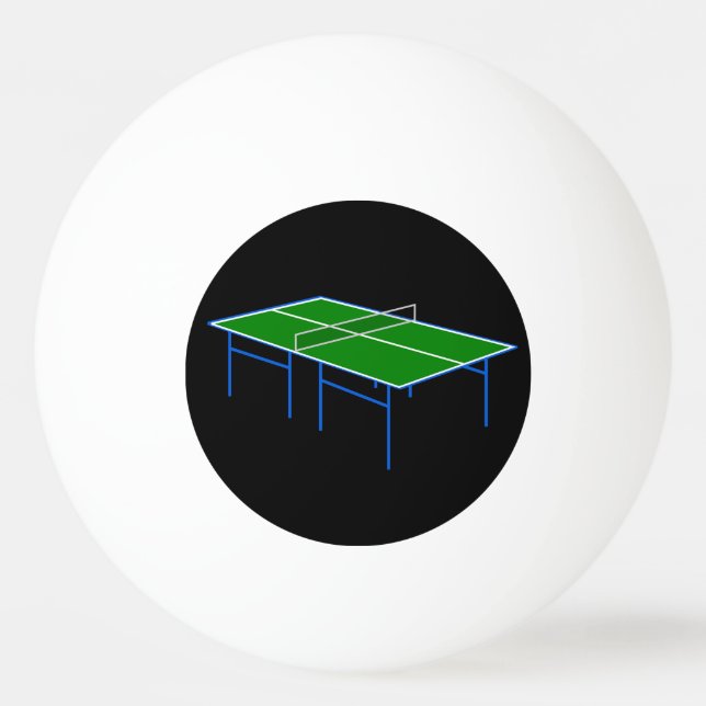 Balle De Ping Pong Table de tennis de ping-pong à illusion d'optique (Dos)