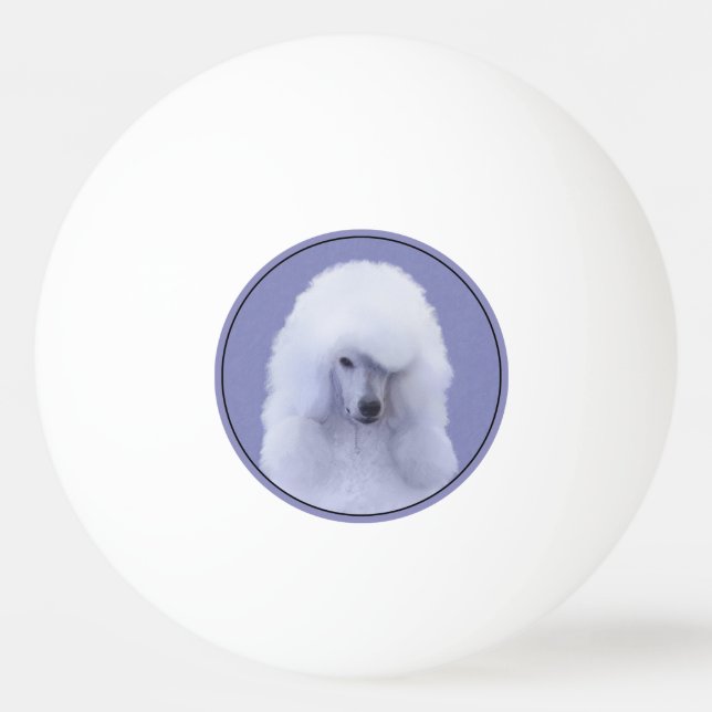 Balle De Ping Pong Tableau blanc standard de caniche - Art original d (Devant)