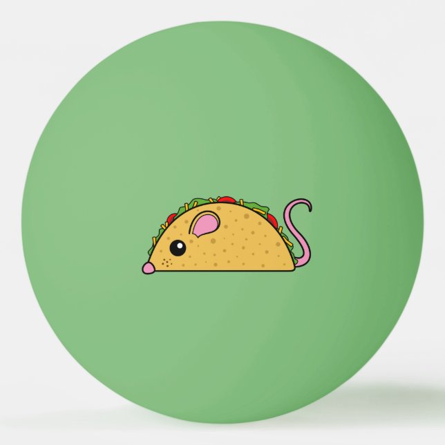 Balle De Ping Pong Taco Rat Ping Pong Ball (Devant)