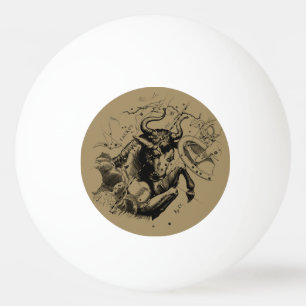 Balle De Ping Pong Taurus Constellation Map by Hevelius circa 1690