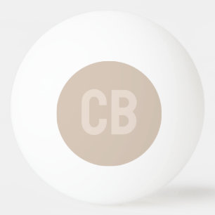 Balle De Ping Pong Tendance Tauft Taugramme Monogramme Ping Pong Ball