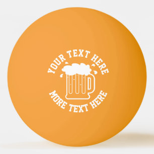 Balle De Ping Pong Tennis de table sur table en bière personnalisé