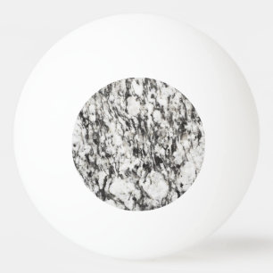 Balle De Ping Pong texture granite Arrière - plan de marbre en noir