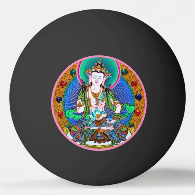 Balle De Ping Pong Thangka tibétain Cool Vajrasattva tattoo mandala (Devant)