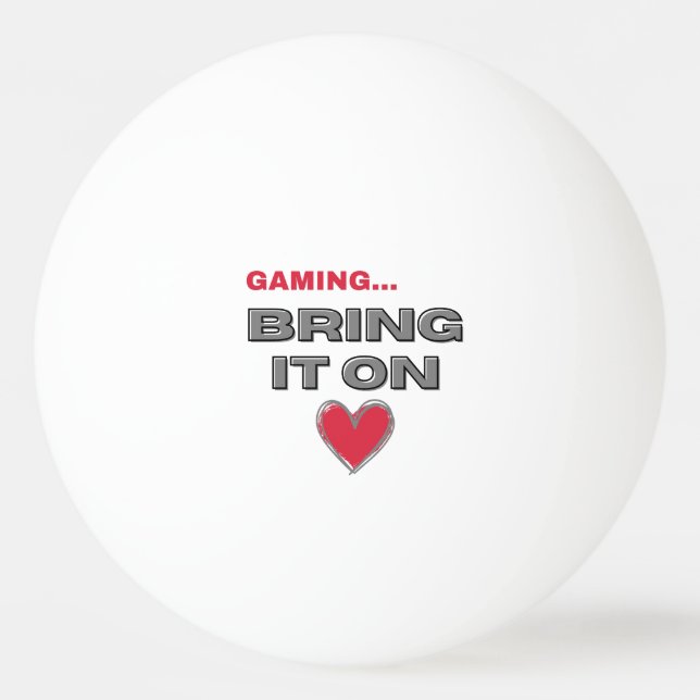 Balle De Ping Pong The Gamer Ping Pong Balls (Devant)
