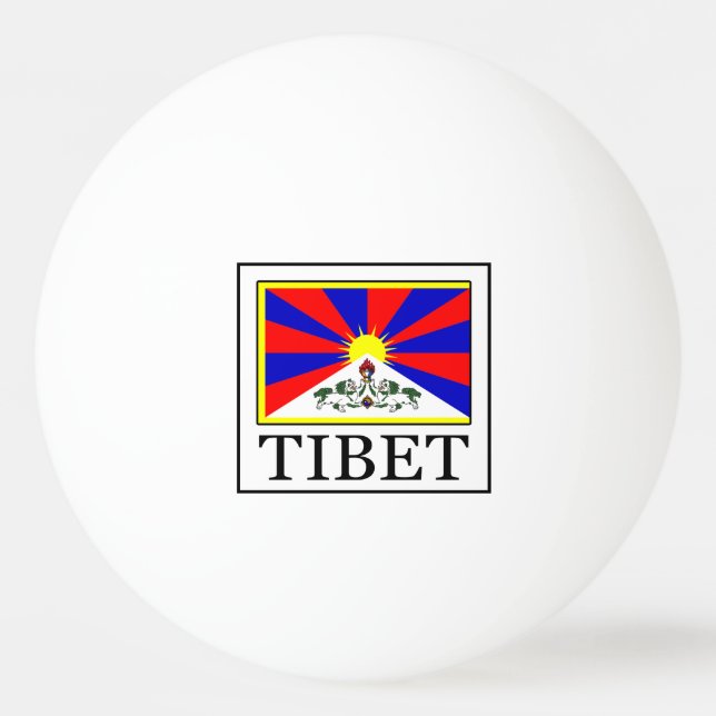 Balle De Ping Pong Tibet (Devant)