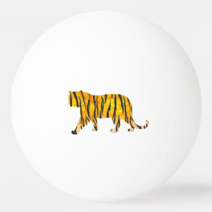 Balle De Ping Pong Tiger noir et orange