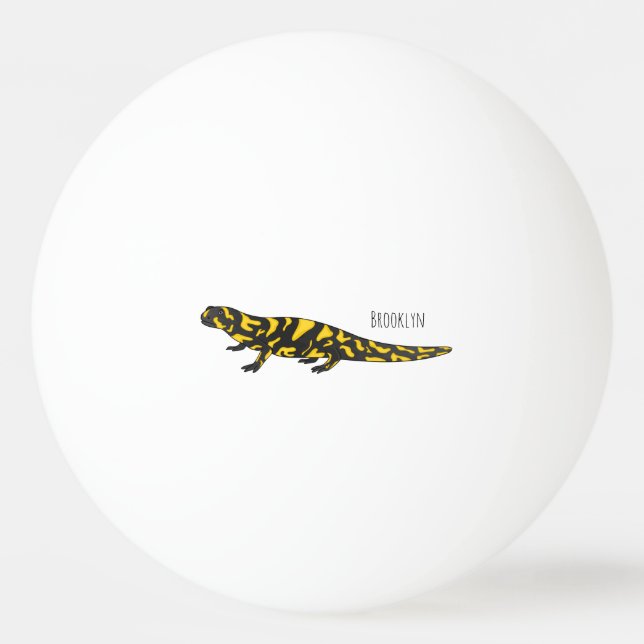 Balle De Ping Pong Tigre salamandre (Devant)
