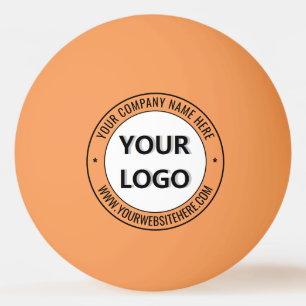 Balle De Ping Pong Timbres de texte de logo d'entreprise personnalisé