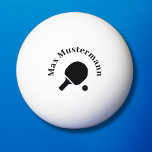 Balle De Ping Pong Ton nom est Ponnisball<br><div class="desc">Balle de tennis de table personnalisée</div>
