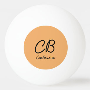 Balle De Ping Pong Trend Color Soft Orange Nom Ping Pong Ball
