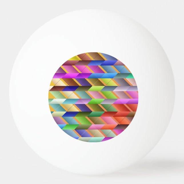 Balle De Ping Pong Triangles articulées (Dos)
