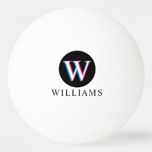 Balle De Ping Pong Trois Couches Monogramme Ping Pong Ball