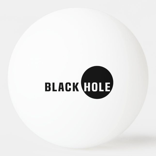 Balle De Ping Pong Trou noir (Devant)