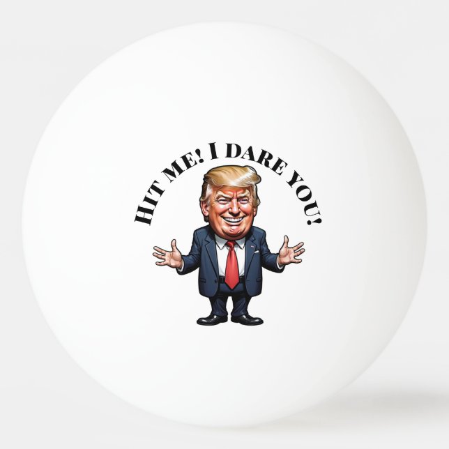 Balle De Ping Pong Trump et personnalisation (Devant)