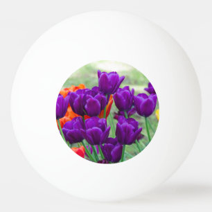 Balle De Ping Pong Tulipes violettes foncées puzzle