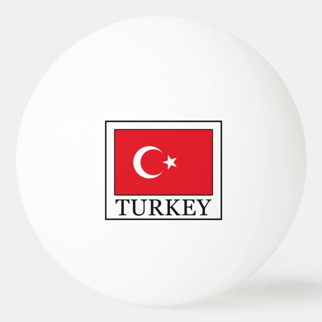 Balle De Ping Pong Turquie (Devant)