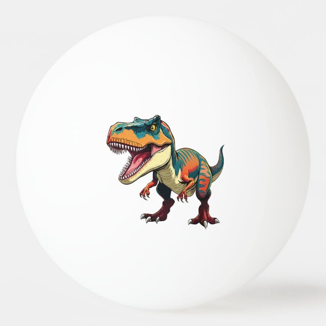 Balle De Ping Pong Tyrannosaurus Rex (Devant)