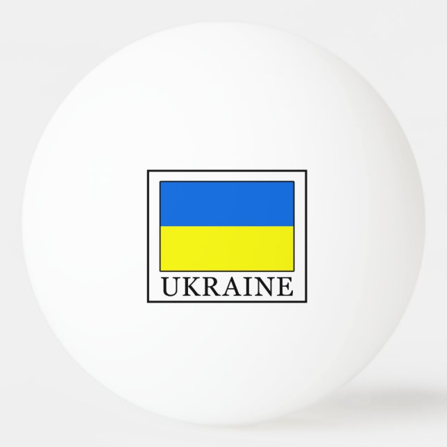 Balle De Ping Pong Ukraine (Devant)