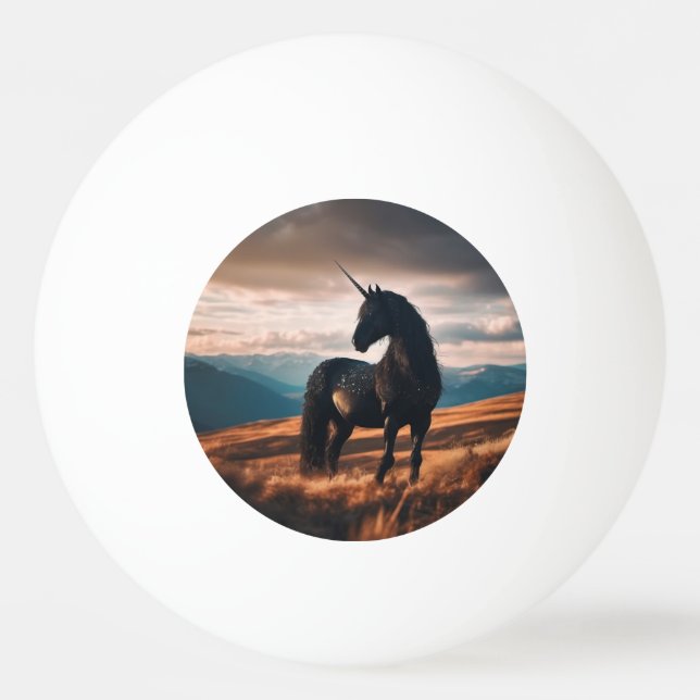 Balle De Ping Pong Unicorne (Devant)