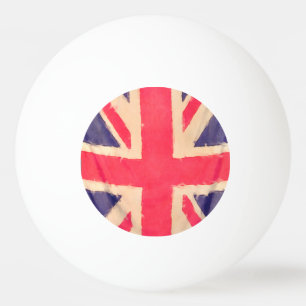 BALLE DE PING PONG UNION JACK
