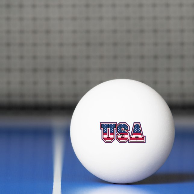 BALLE DE PING PONG USA (Filet)
