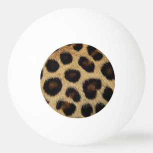 Balle De Ping Pong Vache Taches Noires et Blanches Fourrure
