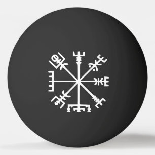 Balle De Ping Pong Vegvísir (Viking Compass) Ping Pong Ball
