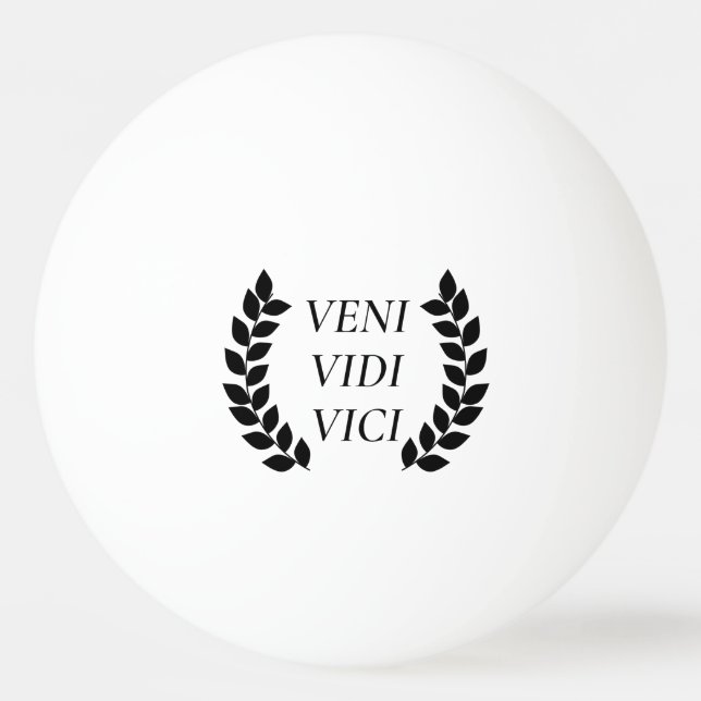 Balle De Ping Pong Veni Vidi Vici (Devant)