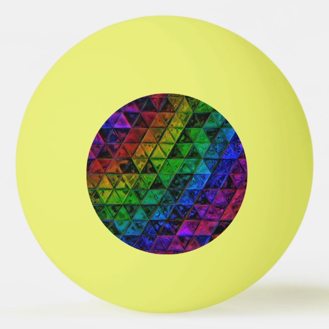 Balle De Ping Pong Verre de fierté (Devant)