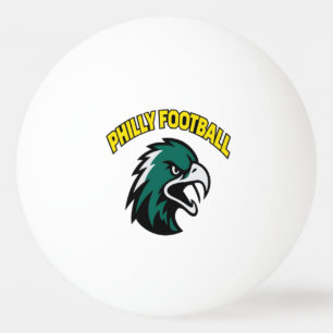 Balle De Ping Pong Vêtements de fan de football de Philly avec mascot