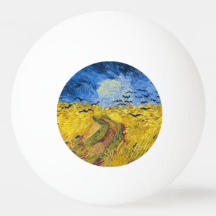 Balle De Ping Pong Vincent van Gogh - Champ de blé aux corbeaux