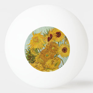Balle De Ping Pong Vincent Van Gogh - Vase avec douze tournesols
