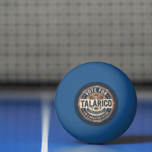 Balle De Ping Pong Votez pour Talarico Élection démocrate