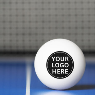 Balle De Ping Pong Votre logo d'entreprise ici l Marque professionnel