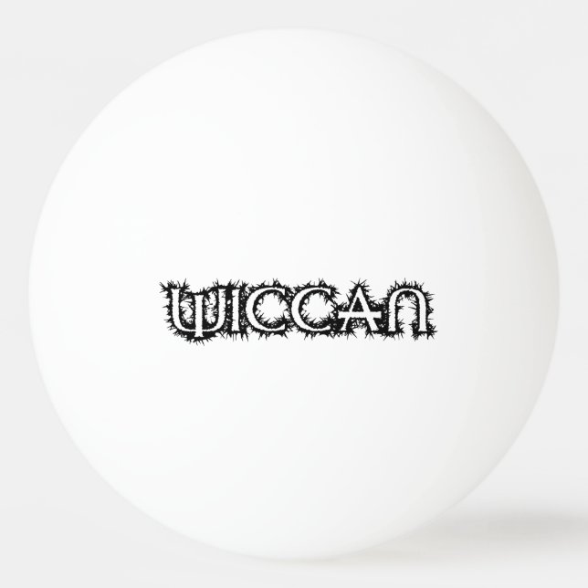 Balle De Ping Pong Wiccan (Devant)