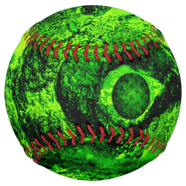 Balle De Softball à la recherche de vert (Devant)