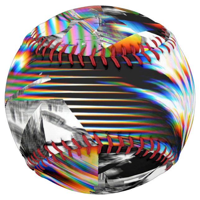 Balle De Softball Attaque arc-en-ciel (Devant)