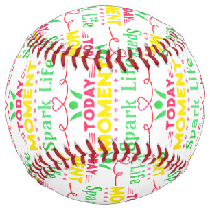 Balle De Softball Aujourd'hui Moment, la vie étincelante
