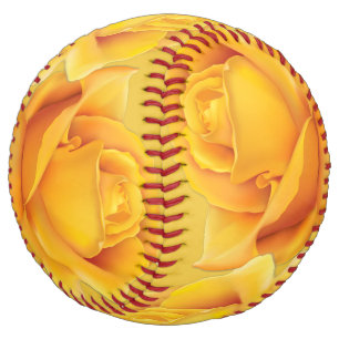 Balle De Softball Belle Rose Jaune