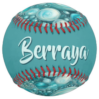 Balle De Softball Beluga Bubbles (personalize)